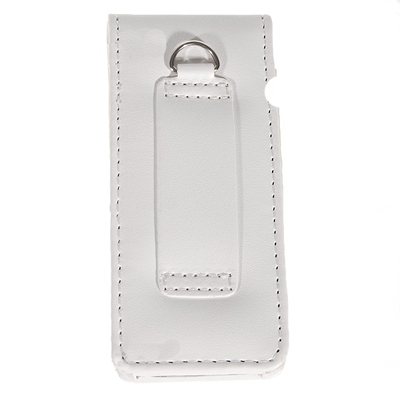 CUSTODIA BIANCA IN ECO PELLE PER APPLE IPOD NANO 4G 8GB - 16GB