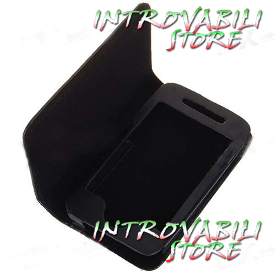 CUSTODIA IN PELLE PER IPOD TOUCH & TOUCH2 CON CLIP MAGNETICO