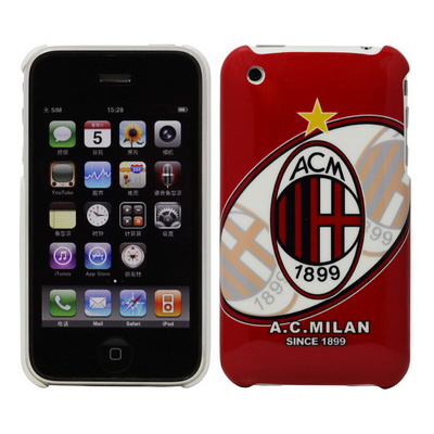 COVER GUSCIO DECORATO A.C. MILAN 1899 PER APPLE IPHONE 3G / 3Gs