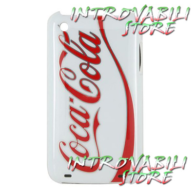 COVER GUSCIO DECORATA COCA COLA APPLE IPHONE 3G/3Gs